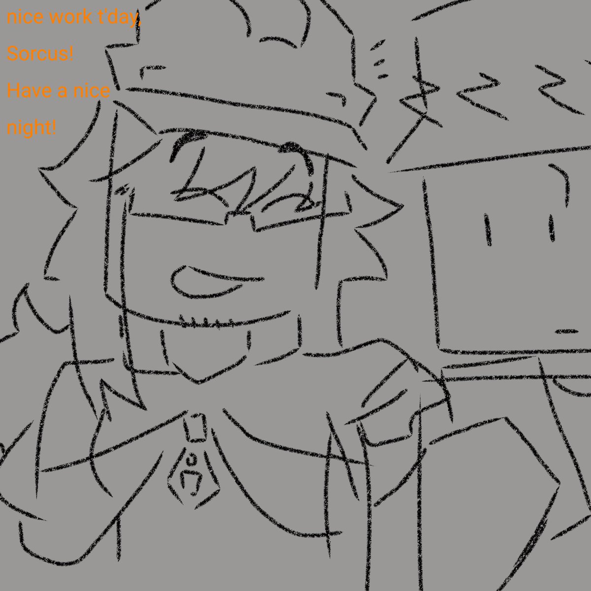 JakeAndAidenFTW's tweet photo. "Checking Out"
a mini StormBuilder comic so I can push my rarepair onto everyone some more (pls make them popular I BEG OF YOU GUYS)
#builderman #sorcus #stormbuilder #rarepair #robloxadmins #roblox #robloxart https://t.co/OD8eM0Fl7P