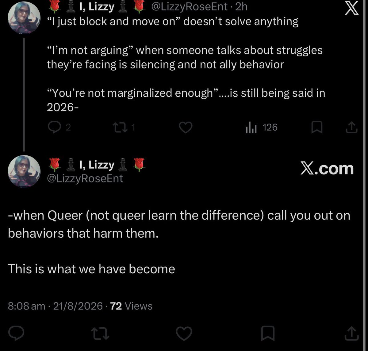 lesbirui's tweet photo. this sort of behaviour and the other insane bullshit i’m seeing come from this person right now is a huge reason why so many black and brown evols have left the fandom.

you guys will do absolutely fucking anything other than just fucking listen to them ++ https://t.co/SLFcG3fNcg