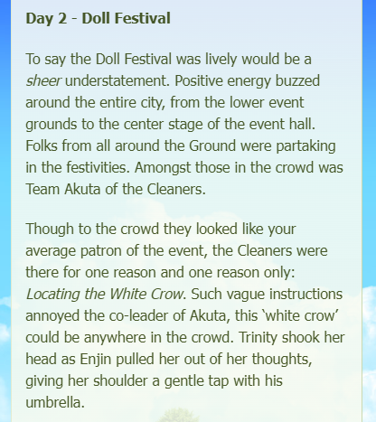 superpixelkirby's tweet photo. #Enjinweek2026 continues with Day 2 - Doll Festival as the prompt. ☂️⚔️

⚠️GACHIAKUTA CH 132 Spoilers

Please check out the chapter here on my ao3: 
https://t.co/Lc3J28AdAx

#swordbrella #enjinweek https://t.co/MTQYIw3RCq