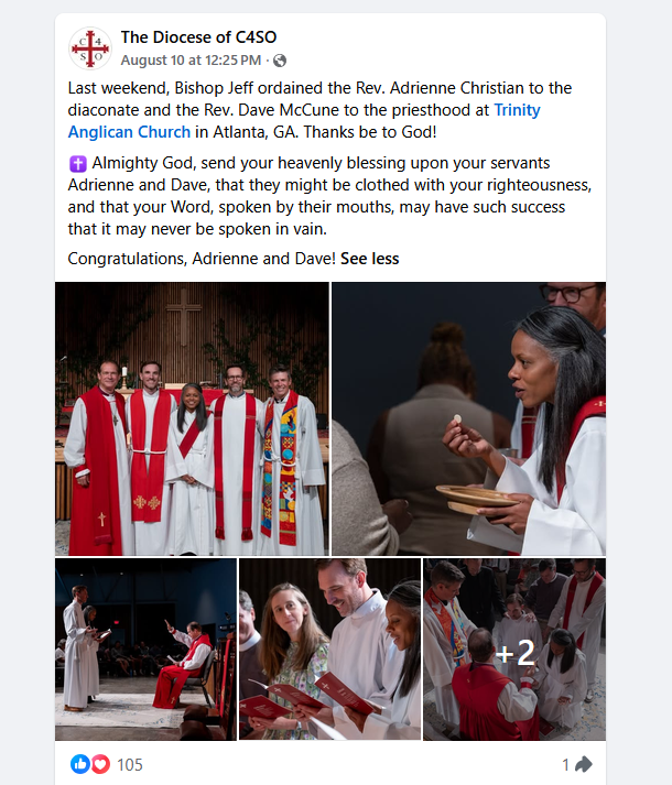 NewLowChurch's tweet photo. @calvinrobinson Dual integrities is orthodoxy in the ACNA, where it's the accepted position. The speaker, Pastor Kris McDaniel, leads the 7th largest congregation in the ACNA. Their whitepapers on baptism, sexuality, and holy orders are  used in many ACNA parishes:
https://t.co/6QE4ile9JA https://t.co/nWa2ZxT7g6