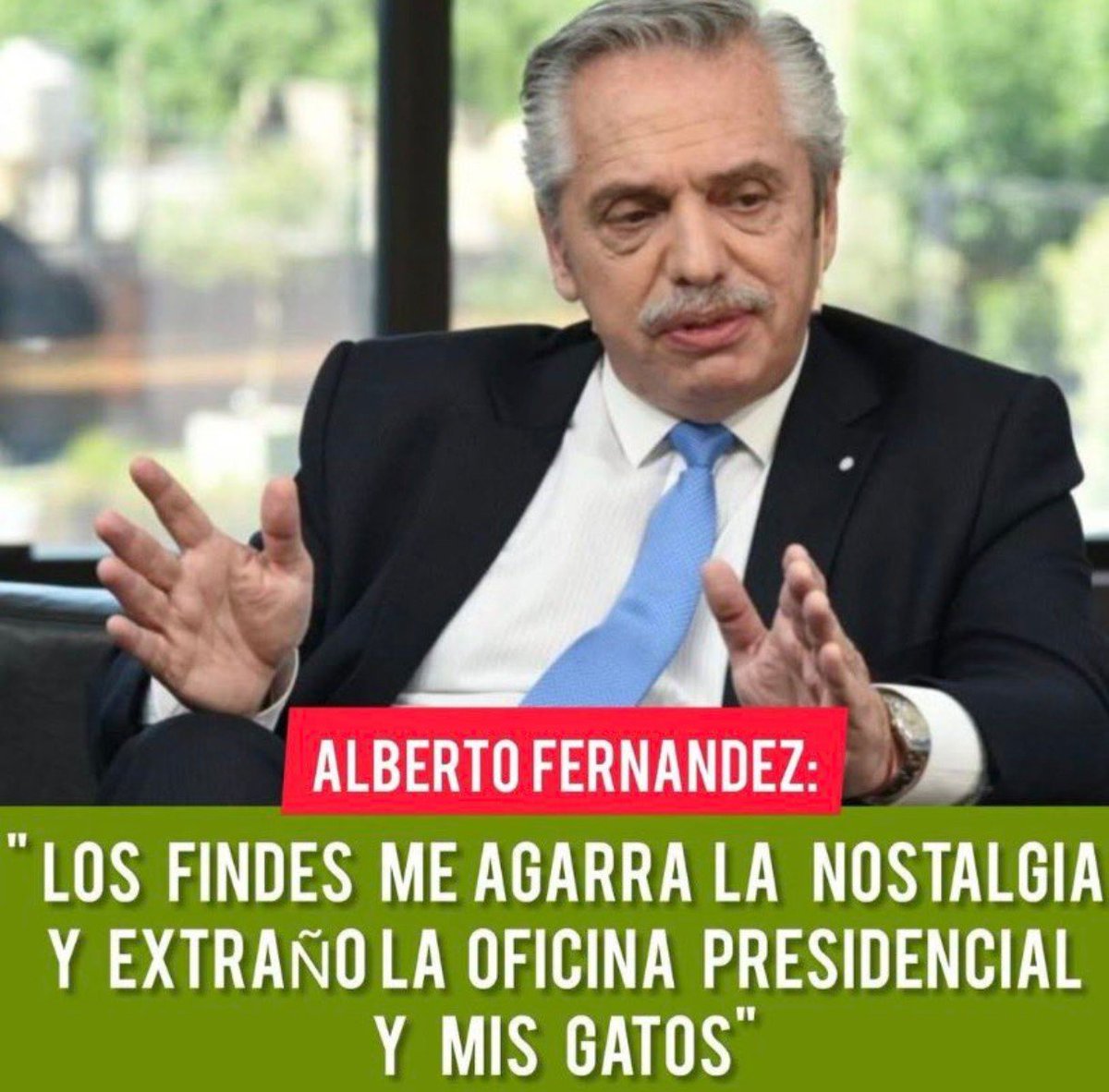 Albatros9410's tweet photo. @NORMIBEL @JMilei Antes nos gobernaba el viejo  gatero golpeador  y títere  de Cristina Elizabeth Fernández de Kichner y son capaz de volverlo a Votar . https://t.co/qZk0CwN4hy