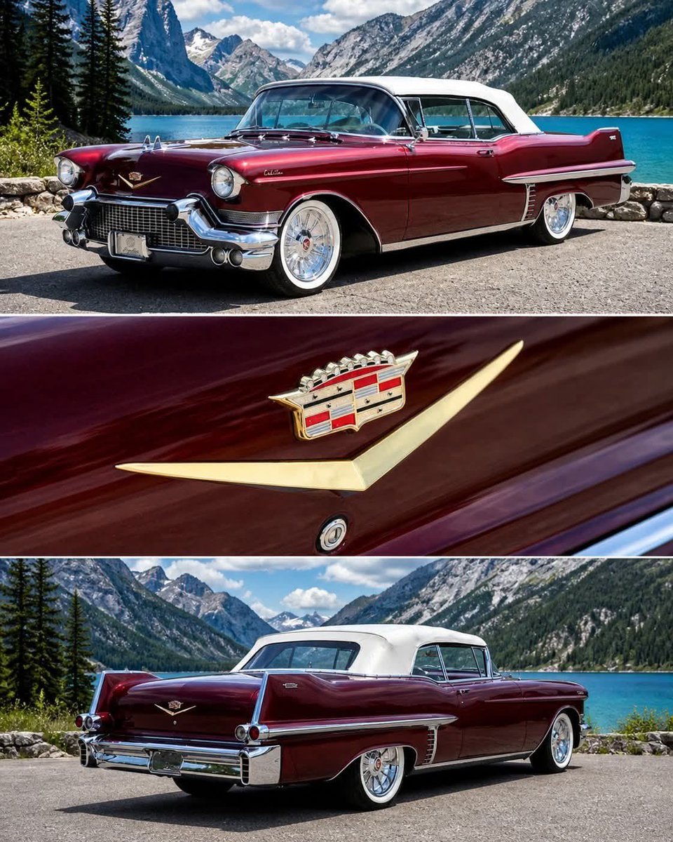 angelessence777's tweet photo. 1957 Cadillac Series 62 Convertible https://t.co/1pMcMxiaZa