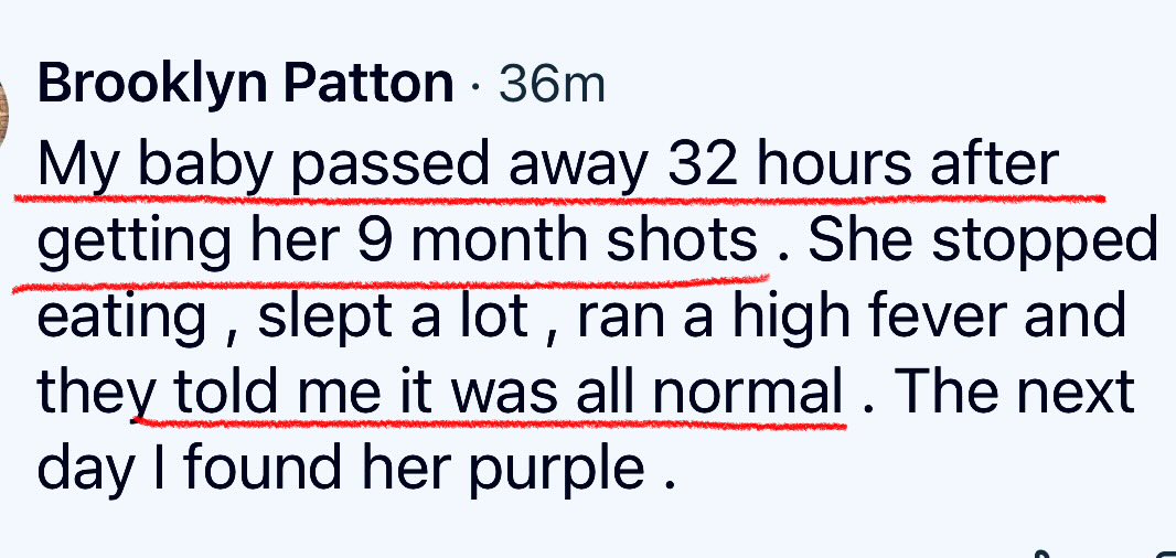 stopvaccinating's tweet photo. You know what’s really sick and perverted about this? 

Pediatricians know they kill infants. Over 3,500+ killings per year. It’s so obscene and so prevalent that they had to concoct a nonsense label for these deaths:

Sudden Infant Death Syndrome https://t.co/haChPEXSjE