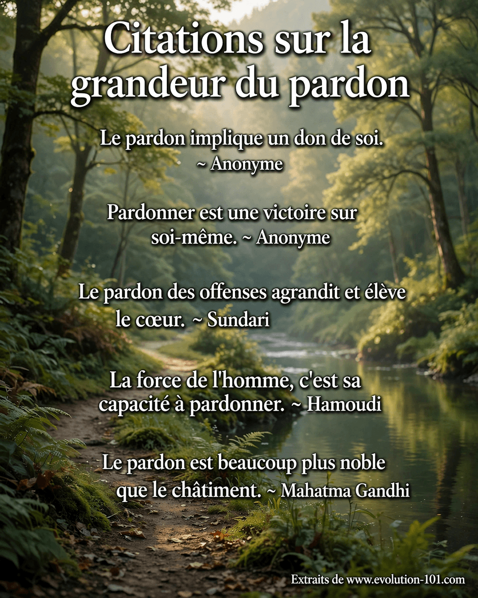 Quotidien101's tweet photo. Citations sur la grandeur du pardon :
- Le pardon est cette alchimie qui transforme le mal en une nouvelle chance.
- Le véritable pardon ne se mesure pas en mots, mais à la constance des gestes. https://t.co/z9zS0SpXNR