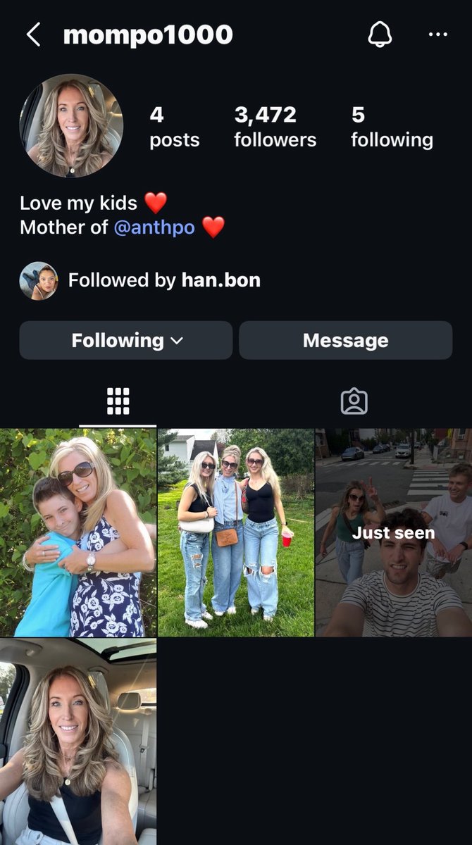 LacombeLay31914's tweet photo. I just found Anthony’s moms Instagram😭IM CRINE https://t.co/2yazxofmpt