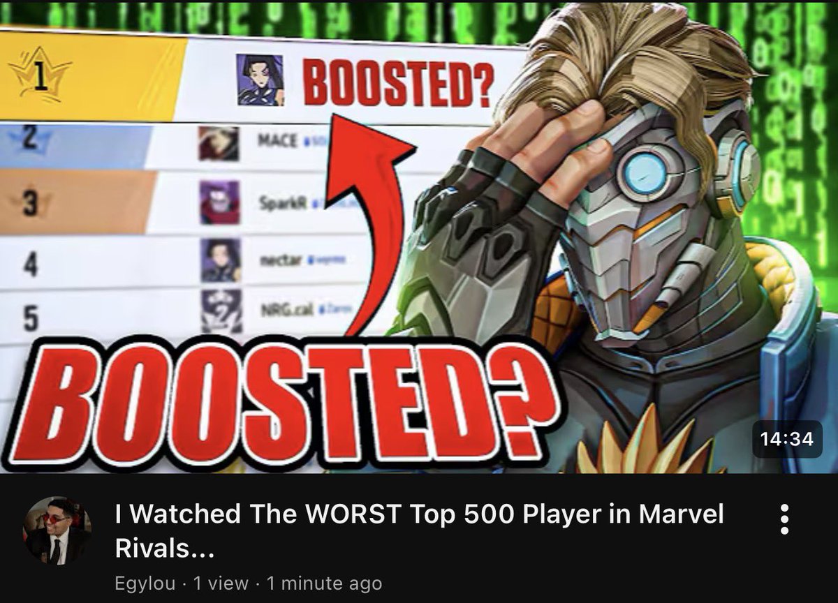 Egylou's tweet photo. Heyyy new video where I vod reviewed one of the WORST high elo console players!

Link in the replies #MarvelRivalsㅤ https://t.co/XJ3HAx8144