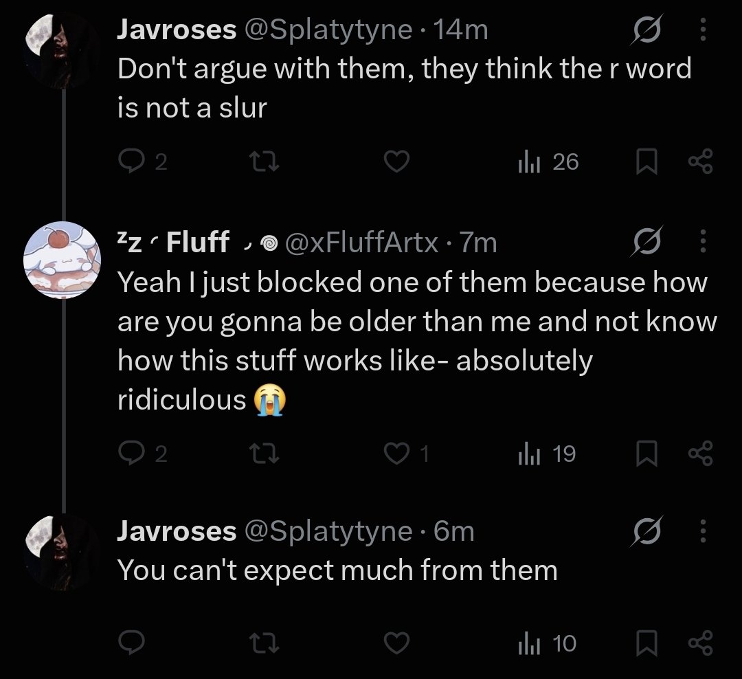 JAMsandwich4100's tweet photo. They ran away from the argument with a blind assertion they know how harassment works. Kiddo, if someone wants to harass you, your username being blurred won't stop anything.

Barely any effort is needed to use a search engine's embeds, actual harassers will do worse (doxxing). https://t.co/5h5DGQH4Gv
