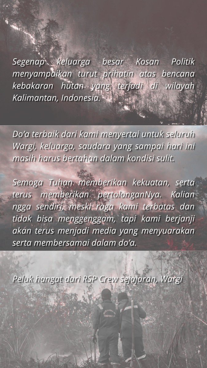 guemaungeluh's tweet photo. "Tuhan memberikan kita nafas gratis, tapi pemerintah Indonesia membuat rakyatnya sulit bahkan hanya untuk menghirup udara sehat". 

Sedih rasanya mendengar cerita dari beberapa Wargi RSP yang harus menghadapi hidup dalam balutan asap. Peluk hangat dari aku dan @Kosanpolitik 🩷 https://t.co/qsIrSawV04