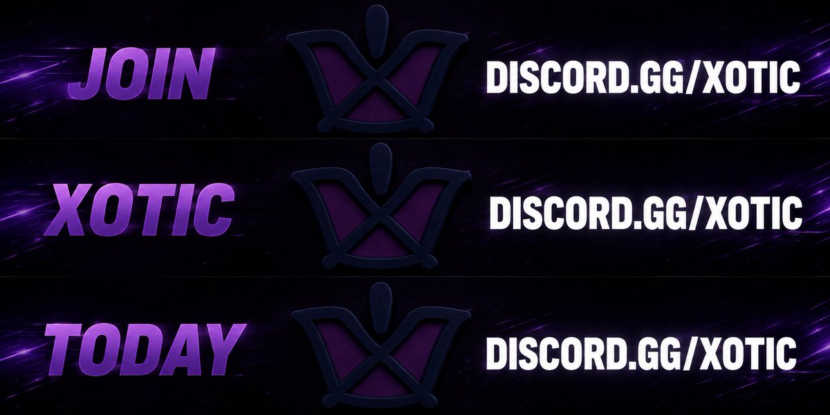 xtcesports0's tweet photo. JOIN EXOTIC TODAY!!

Looking for all up and coming players! 

Also looking for any staff members that are above the age of 14!

Join now!!!! https://t.co/dV9H8DnT5d