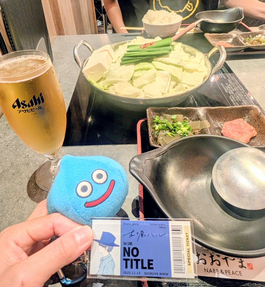 ifnj115's tweet photo. 福岡空港で
もつ鍋🍲とビール🍺で
元気に推し活‼🙌

#五十嵐ハル https://t.co/C8gXM10PAE