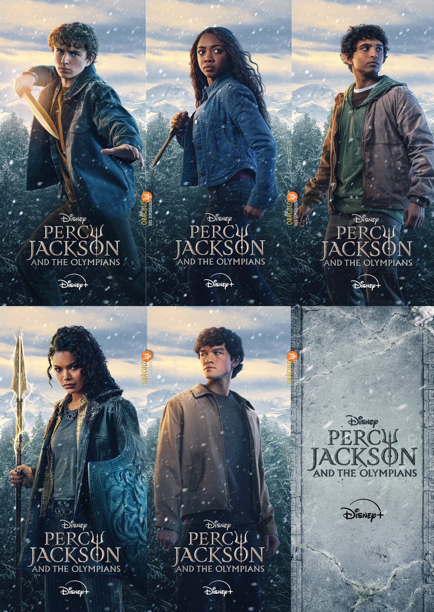 oraculosemideus's tweet photo. Pôsteres individuais dos personagens da 3ª temporada de "Percy Jackson e os Olimpianos" https://t.co/QPomPX5agE