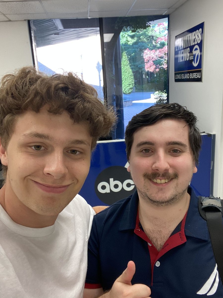 DoualyX's tweet photo. On this wild #NationalRadioDay on #LongIsland, where a tornado touched down earlier tonight, I'm super proud of these young #storytellers. Their summer content-making ended today on the strongest newscasts and morning #publicaffairs show. #ProudProf at @wrhuradio! https://t.co/WLJ27WV8v3