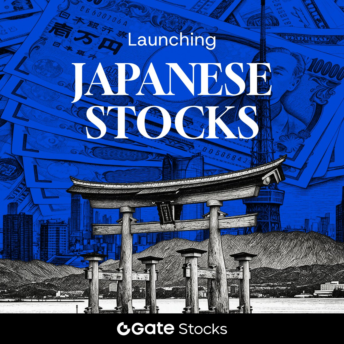 Gate's tweet photo. 🇯🇵 Japanese stocks, now just one click away.

No Japanese brokerage account. No JPY conversion. No extra hoops.

From Sony to Toyota, access leading Japanese stocks directly with $USDT on Gate.

One Gate. Every Trade. Opening up access to Japan’s stock market.

Trade now: https://t.co/awKm8qyYoU
