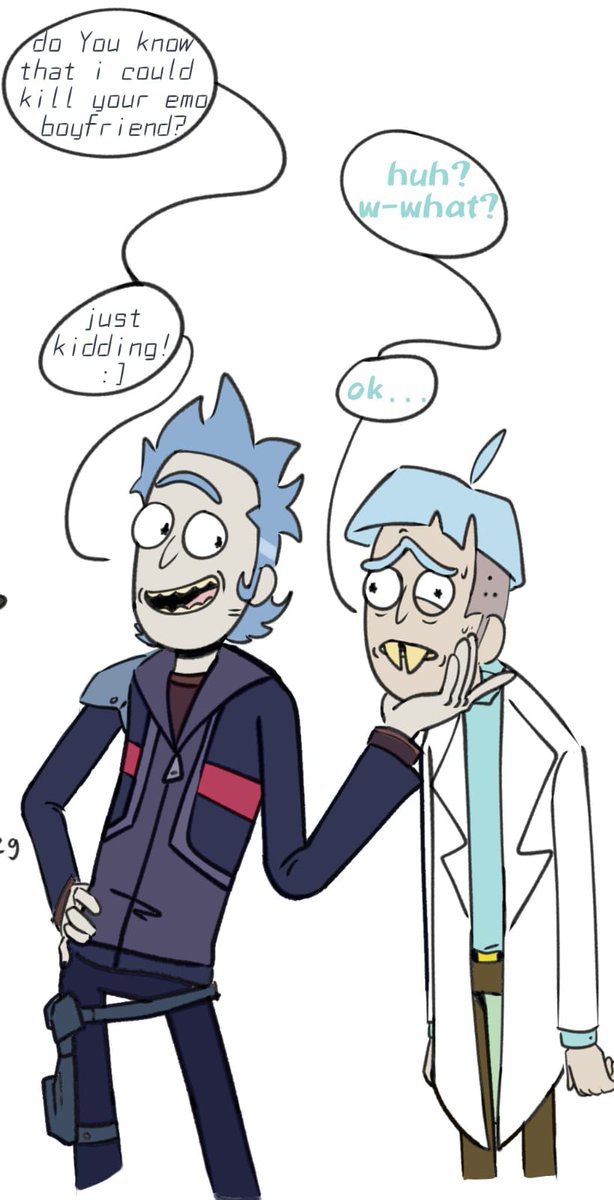 RSalome76803's tweet photo. Doofus Rick Doodles (also a Rick Prime cameo)
#rickandmorty #doofusrick #rickprime https://t.co/zC4dPv43TL