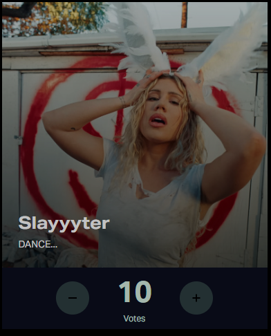 reemran2million's tweet photo. reminder to vote today!!!! #slayyyter #slayyyterforbestdance https://t.co/6hCXqDd6fu