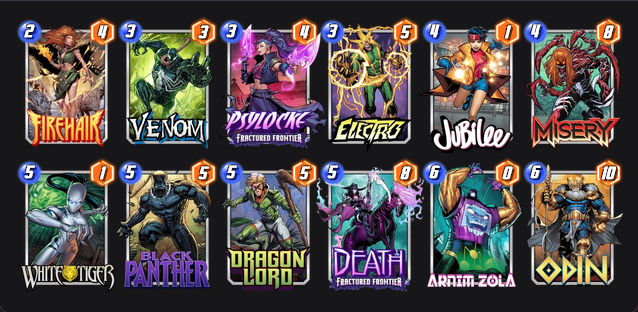 HxGx_'s tweet photo. These are the decks I plan to use this weekend to complete the Death Fractured Frontier and Thanos Fractured Frontier missions.

Credits to Husky Puppies, Coougarrr, Chamo and GreGor.

#MarvelSnap @SnapDecks https://t.co/TcJTo6ndBe