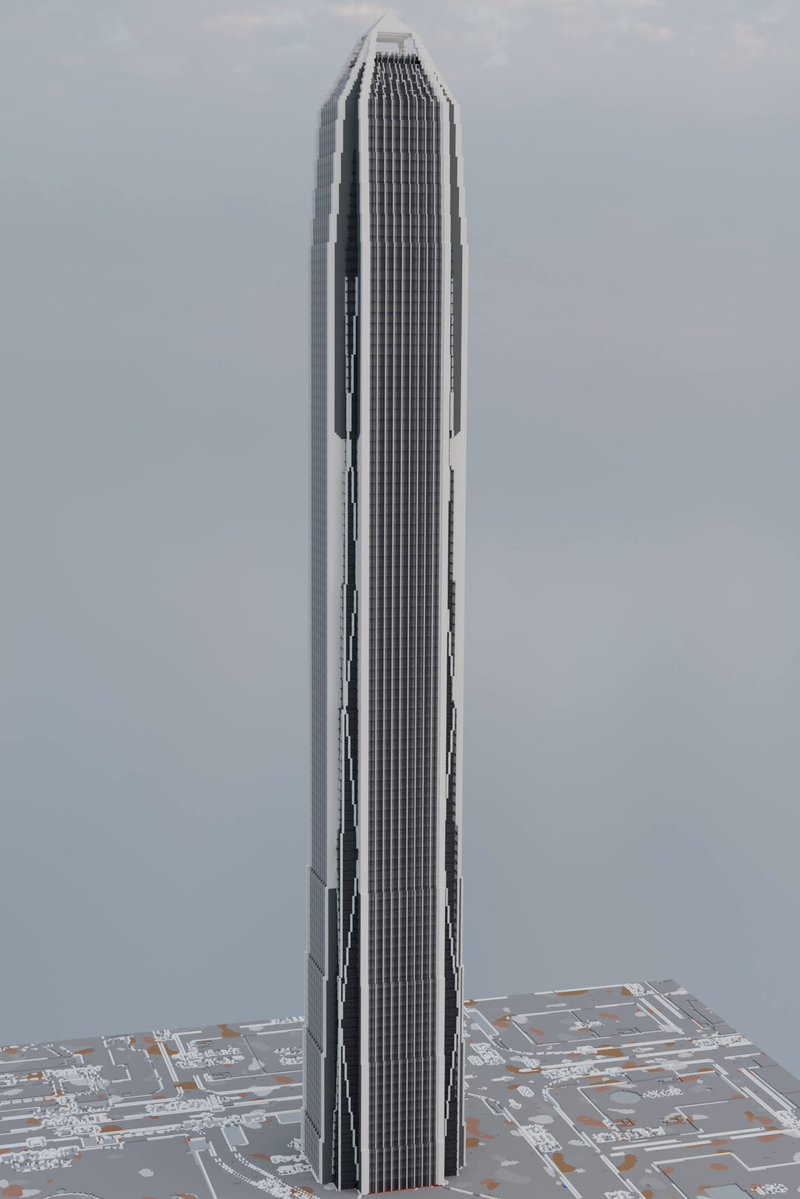 mk_00824's tweet photo. 平安国際金融中心
#minecraft
#マイクラ建築コミュ https://t.co/iNBaThpTeq