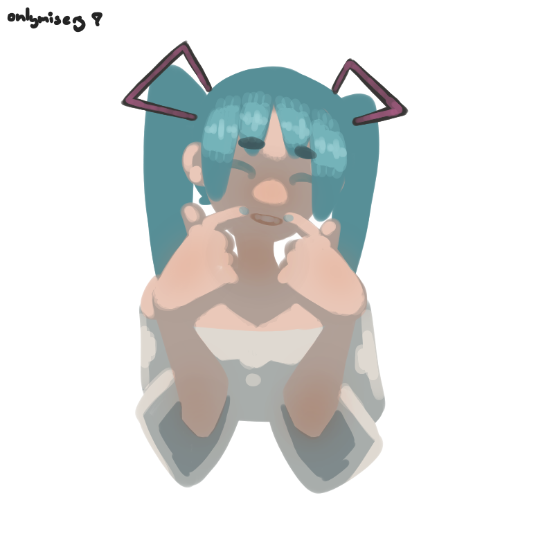 onlymisery8's tweet photo. smiling miku. #cute #初音ミク #digitalartㅤㅤㅤㅤ https://t.co/DHx2dOD6zs