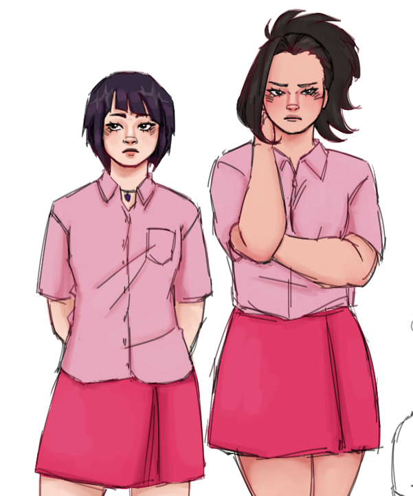 Sofuu_0981's tweet photo. BUT I´M A CHEERLEADER AU MOMOJIROU YESYESSS (1/2) #momojirou #yuri https://t.co/5DbURo84QV