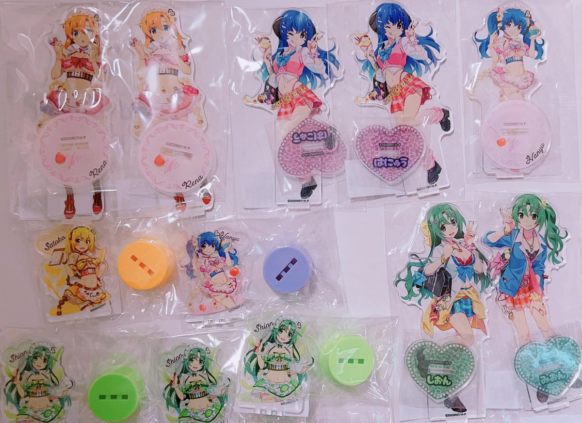 srtm_milk's tweet photo. 【交換 / 譲渡】ひぐらしのなく頃に WEBくじ Moe Moe♡Cute Café ひなみざわ☆きゅんかわ☆ぎゃるず！

譲 1～3 枚目
羽入 沙都子 レナ 詩音 魅音

求 同種 異種 梨花 >同異種 羽入>定価+送料

過去くじはぎゃるず､でびる､罰げぇむ､その他の絵柄もご提示いたただけたら検討させていただきます。

同異種の梨花のC賞､G賞､特典系を特に求めております｡
郵送可能です。
検索からもお気軽にお声掛けください。