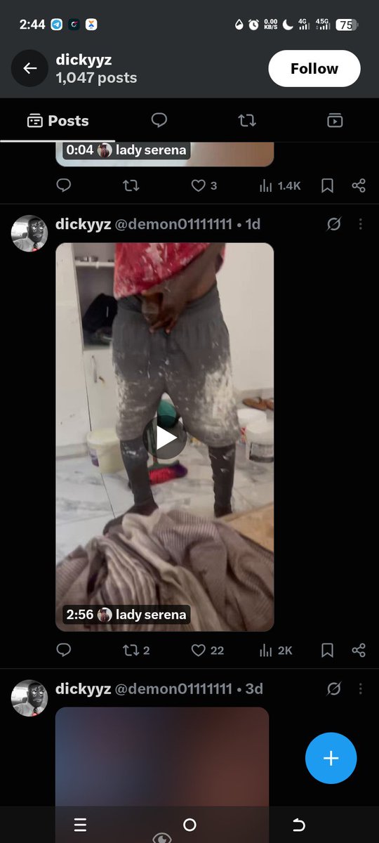 FactLord89590's tweet photo. @toplovespussy @ladySerena234 The guy is not real painter, is a content, they know each other, the guy's name is Dickyyz he also posted the videos on his Twitter page, they follow each other. 😂😂 https://t.co/MfGfTuKM14