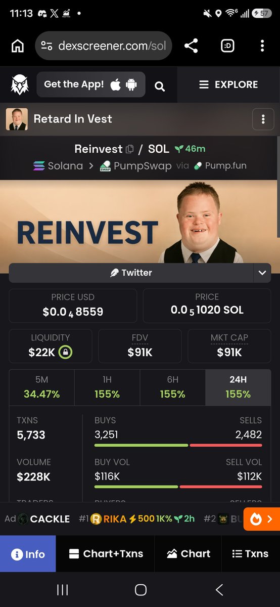 Solrvrs's tweet photo. @slingoorio You just gotta $Reinvest

Looks like you already did

QY5tHAnGgDjq62L4Ch61oFEeEUHF83H8sFS2yZLpump https://t.co/1Yz5Gouq4k
