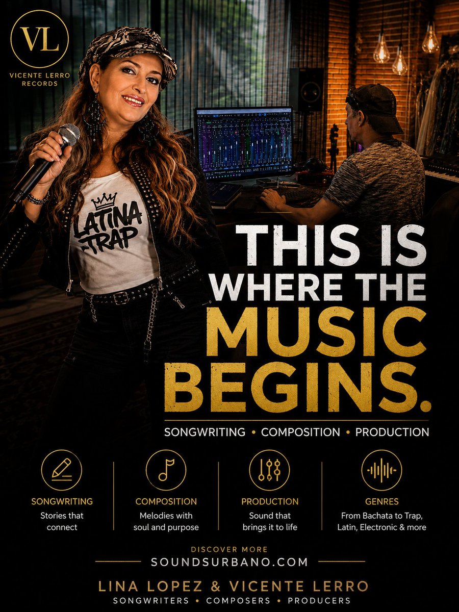 VLerroRecords's tweet photo. Every song has a beginning.
Sometimes it starts with a melody.
Sometimes with a feeling, a story, or simply an idea that refuses to go away.

This is where the music begins. 🎶
Discover more about what we do:
 https://t.co/b5r70PZeLd https://t.co/lZOhqU9ZKP