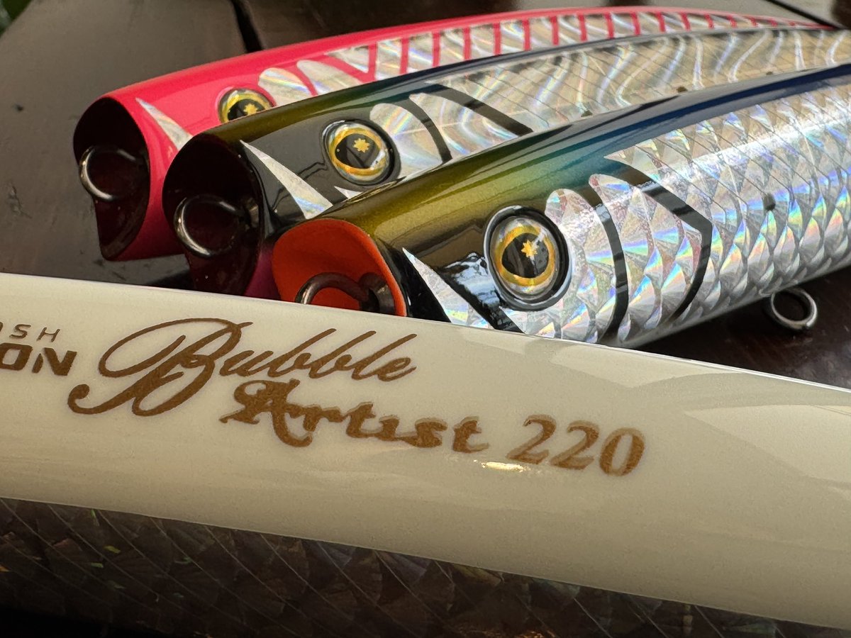 hage_fishing's tweet photo. FLASH UNION
Bubble Artist 220
220mm 135g+-
オンラインショップからも ご購入いただけます
https://t.co/CZYQqROwMn
#flashunion
#bubbleartist
#tunafishing
#hage
#fishingtackle https://t.co/TTlaACpkNK