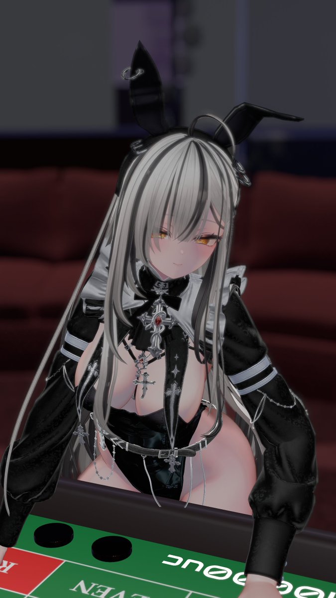 CybarGraphite's tweet photo. バニーの日だぞ！とフレンドに圧をかけられたので取り急ぎ
#VRchat #Cazalis3D https://t.co/BVrwBGLsxn