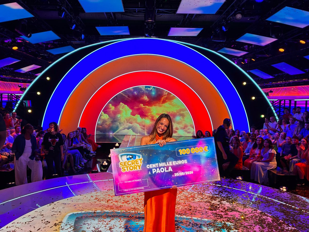 TF1Pro's tweet photo. #Audiences @TMCtv

Avec sa grande Finale diffusée hier, #SecretStory signe sa meilleure audience en Prime de la saison avec : 

📌 539 000 Tvsp

En hausse sur cibles vs la saison précédente avec :

✅25,6% PdA 15-34
🥇#LeaderNational

✅16,5% PdA FRDA-50 
🥈2e Chaîne Nationale

✅14,3% PdA 25-49
🥈2e Chaîne Nationale

🏆Félicitations à Paola, grande gagnante de cette saison !