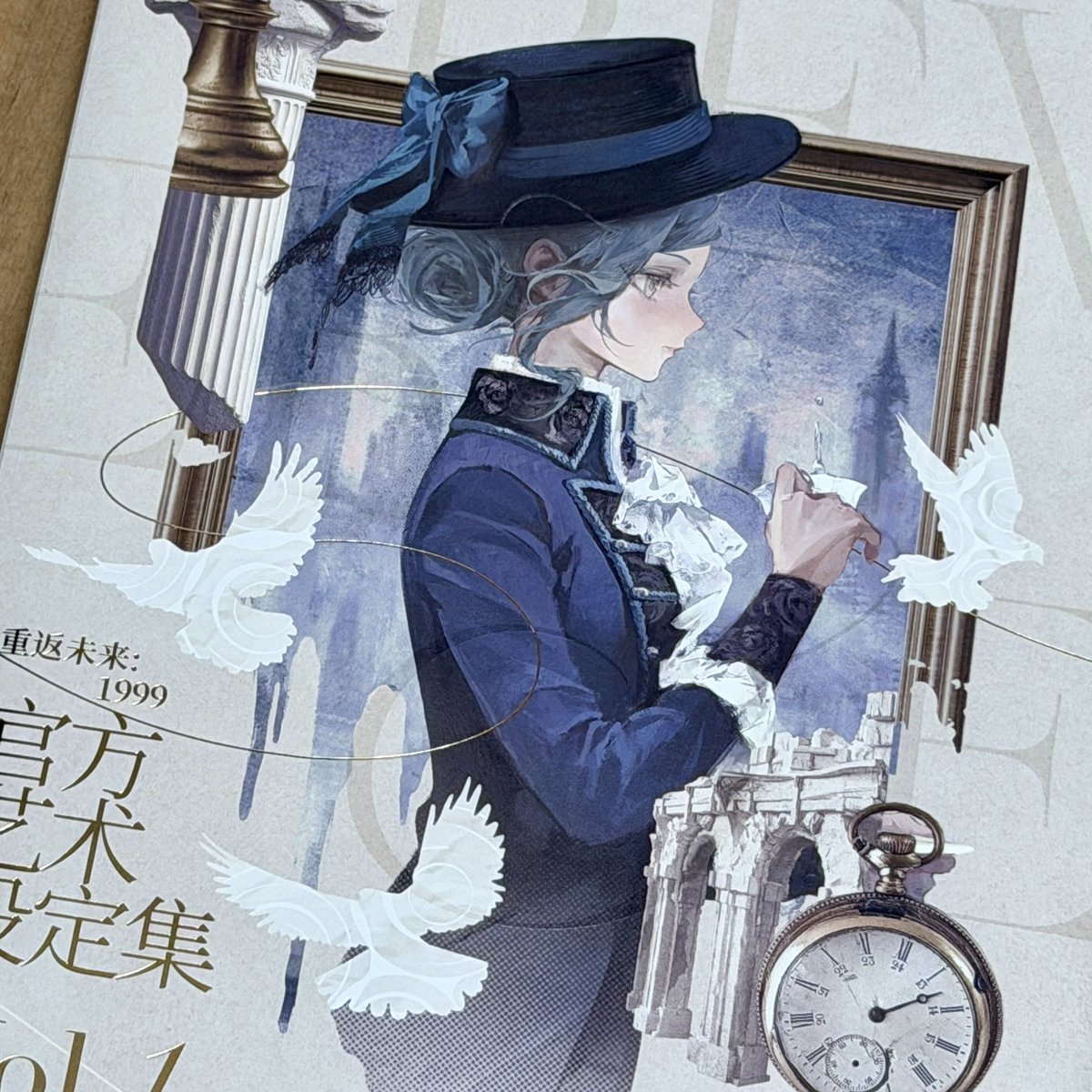 ichino_ss's tweet photo. リバース1999の設定資料集が届いたぞ〜！！中のデザインがおしゃれ……vol.2で魔精一覧とか敵ボスビジュアルとかも載せてくれないかな〜！ https://t.co/Gz66DBWFoF