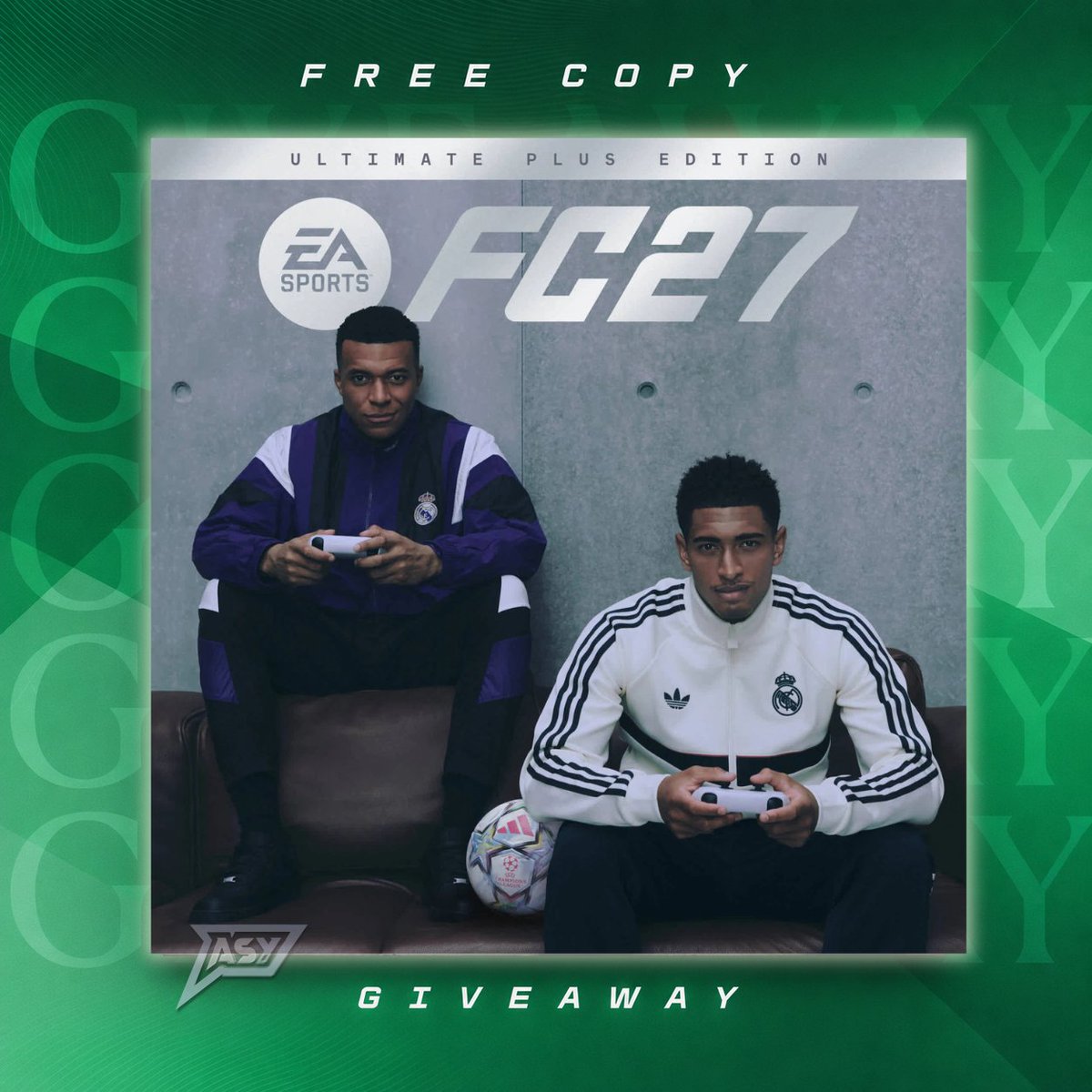 TemplePlays5150's tweet photo. 🚨 FC 27 FREE COPY ULTIMATE+ GIVEAWAY 🔥🔥

To join:
Repost 🔁
Comment your platform 🎮
Must be following me ✅
Subscribe to us on YouTube
https://t.co/sQJstAA9ox

Winners Wednesday #FC27 https://t.co/rx6a7UcLwT
