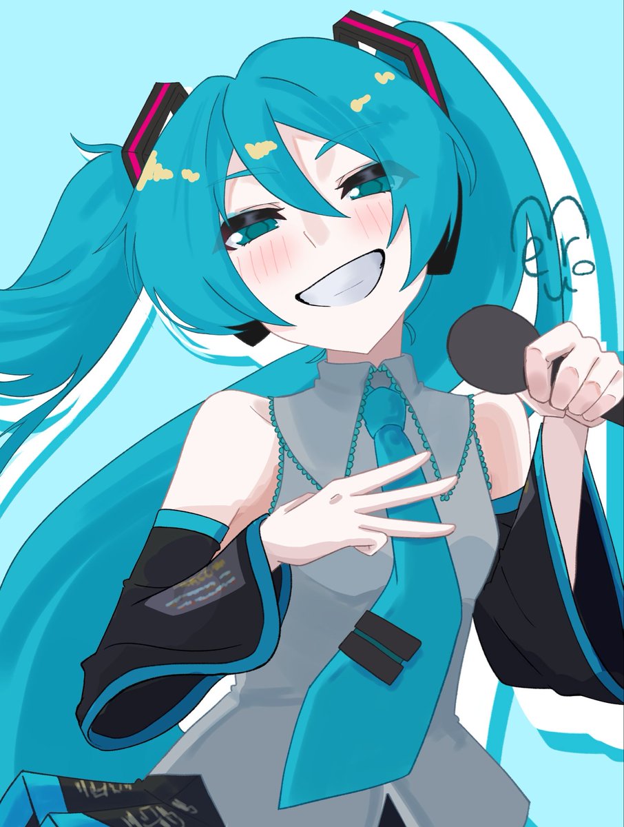 Meru_00224's tweet photo. 初音ミク　#Miku https://t.co/4nbFChzllP