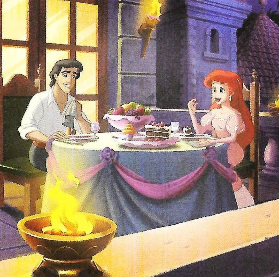 ariafairyx's tweet photo. a glimpse into ariel and eric’s romance life ♡ https://t.co/CpoZYV2xRZ
