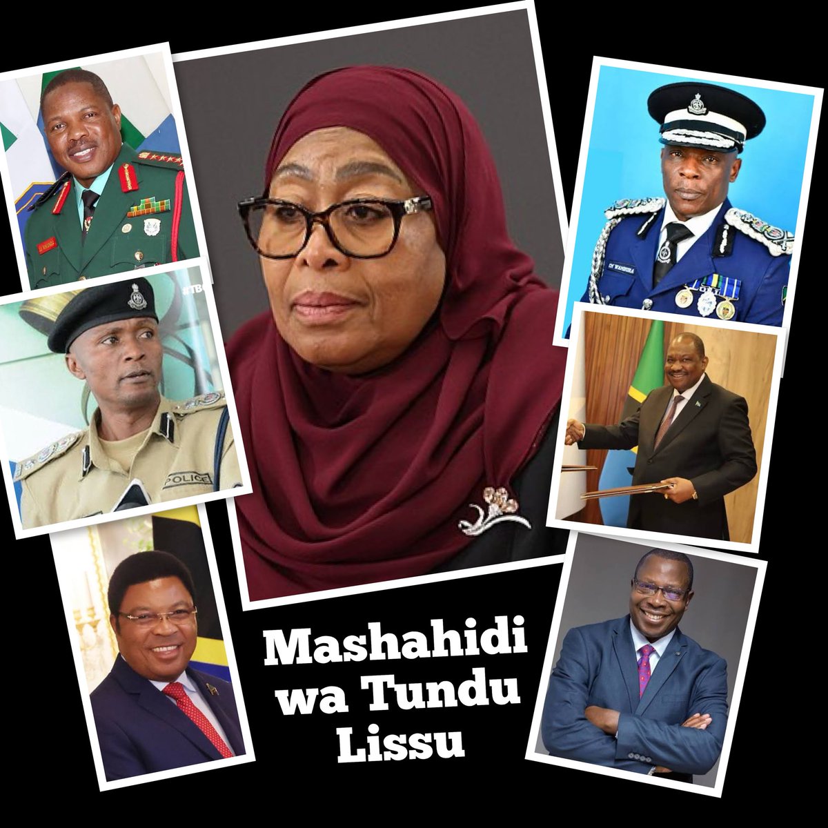 MariaSTsehai's tweet photo. Mashahidi wa Tundu Lissu - The key witnesses of Tundu Lissu in his defence against bogus charges 
👉🏽 Samia Suluhu Hassan (popote alipo apelekewe summons) - illegitimate president and head of the National Security Council
👉🏽 Philip Isdor Mpango - former Vice President 
👉🏽 Kassim Majaliwa - Former Prime Minister 
👉🏽 IGP Camillius Wambura - Inspector General of Police
👉🏽 General Jacob John Mkunda - CDF 
👉🏽 Suleiman Mombo - Director General of Tanzania Intelligence and Security Services
🔥✊🏽
Peleka mootooooo
#FreeTunduLissuNow