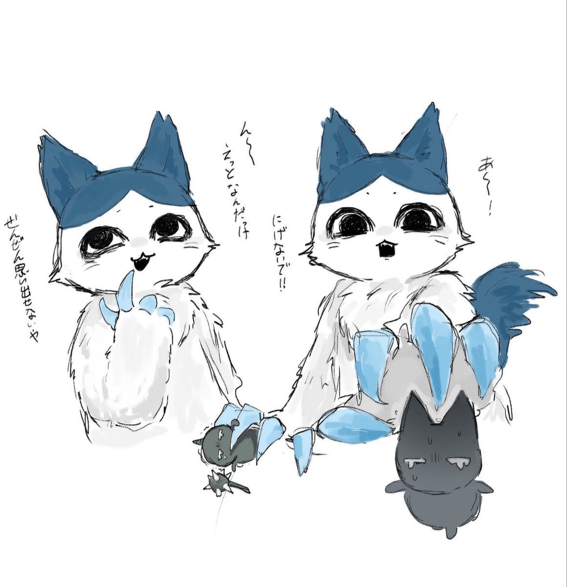 ZGPrdinexq23471's tweet photo. #ちいかわ ハチワレキメラ化
キメラ化するとどんどん思い出を忘れていきそ https://t.co/9guEDq7k0L