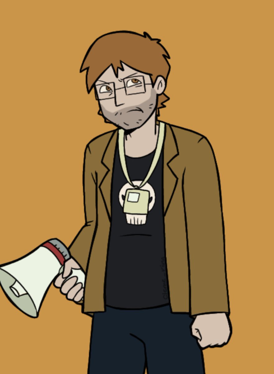 Cleme_rina's tweet photo. I tried to make Bill the epilogue pilot style #theeltingvilleclub #billdickey #eltingvilleclub https://t.co/wNfY6c7NtK