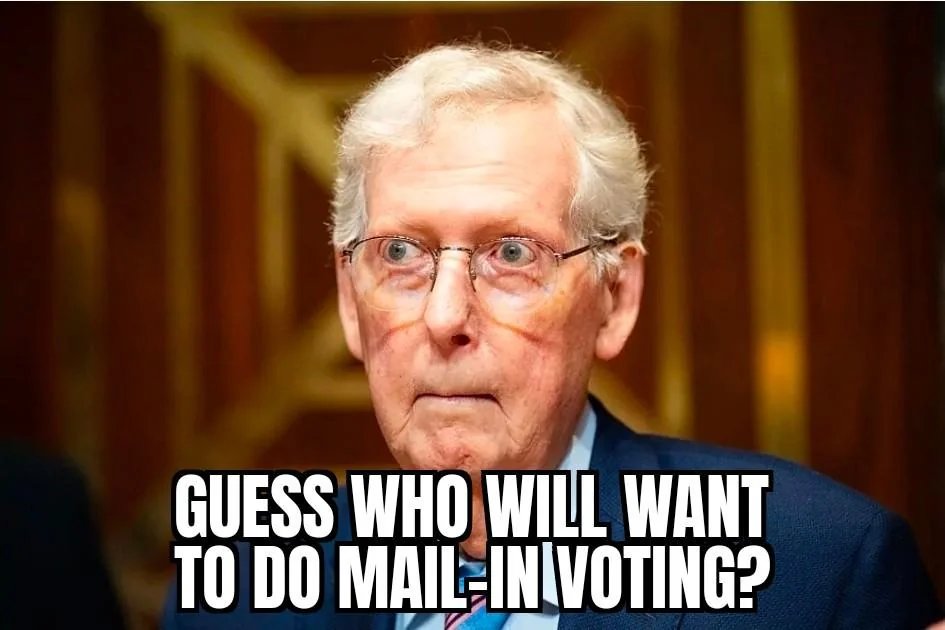 mmpadellan's tweet photo. Seriously, where  IS this MF?
Has anybody SEEN Mitch McConnell?

Aside from the Grim Reaper? https://t.co/WLSuUbBFyu