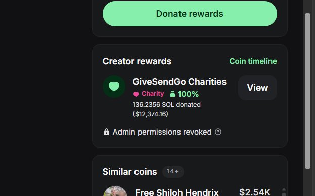 jesuslovesol's tweet photo. 1 redirection to givesendgo, they did it for Shiloh, proof..

https://t.co/X8s8APejhk

https://t.co/c4aZi4OGYl

a charity for shiloh doesn't exist on https://t.co/lrulNrdIca

on https://t.co/lrulNrdIca shiloh shows 10k donation because sol was worth less https://t.co/rMBTaN8STs