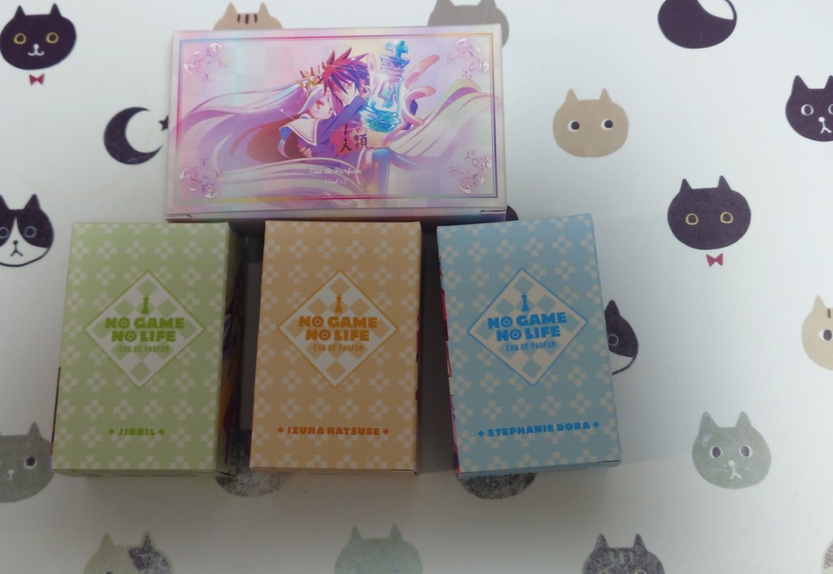 kirume7's tweet photo. 4月10日から待ちに待った香水が届いたーー！！
 #ノーゲームノーライフ
 #ノゲノラ https://t.co/gOK9923shh