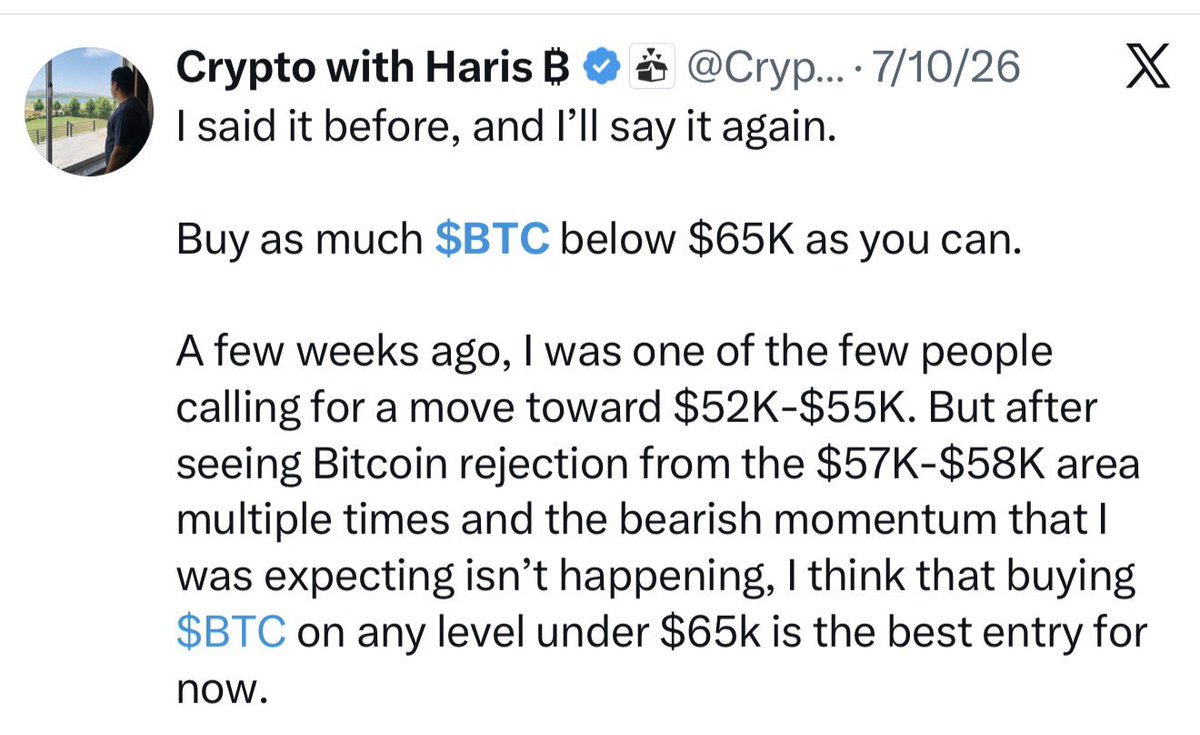 Crypto__Haris's tweet photo. $BTC crossed $77k 🚀 

I told you to buy as much $BTC below $65K as you can. 

The good thing is this pump is mainly spot driven, not leverage, so I think the pump will continue and we will not see a huge drop in $BTC price.

Studying market psychology is easier than people think. All you need to do is go against the crowd. 

Most people were waiting for $50K BTC. Now they will start FOMOing at $77K.