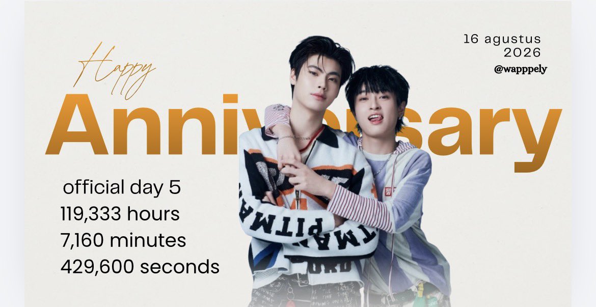 wapppely's tweet photo. happy anniversary day 5

#tthi_eks #waavetnp 
#TheeWave #ธีร์เวฟ #ท่านโปรดคลื่น https://t.co/7HO8F8IUJU