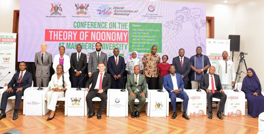 MakCoBAMS's tweet photo. The @Makerere Guild President H.E. Gracious Kadondi (@kadondigracious) &amp; the Guild Speaker Rt. Hon. Trevis M. Muhwezi (@TrevisMuhwezi) participated in the Conference on the Theory of Noonomy held @Makerere on 20th August 2026. @SsaliSarah @DOS_Makerere @MakerereNews https://t.co/6h2H59BNZ5