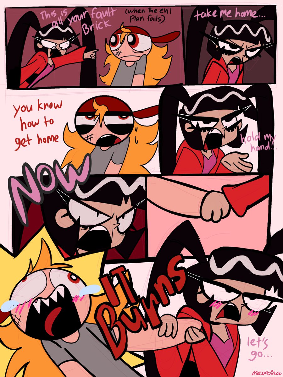 Mespoinathecul1's tweet photo. Bro is 16 and still thinks cooties are a thing 💀
SURPRISE! A messy little #BrickLala comic I made on a whim! Mostly just for fun because I think older Brick is usually portrayed as way too put-together or mature. https://t.co/tJ9XFNYurs