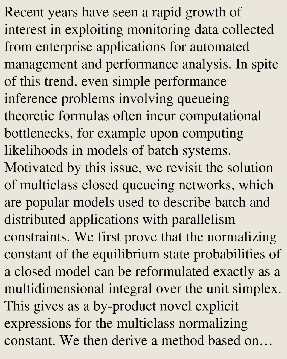 CSPerfPapers's tweet photo. Accelerating Performance Inference over Closed Systems by Asymptotic Methods

Giuliano Casale
https://t.co/GEQQluaa6b [𝚌𝚜.𝙿𝙵] https://t.co/4oFRt3iOZG