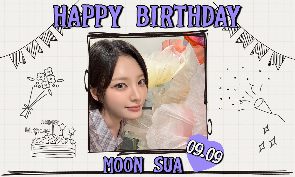 Billlie_JP's tweet photo. [🎂] 💙HAPPY BIRTHDAY TO #MOONSUA💜

本日9月9日は #ムンスア の誕生日です⭐️
誕生日おめでとう！
素敵な一日になりますように…☆彡

サイト内「LETTER」でお祝いコメントも募集中！
是非チェックしてくださいね♪
https://t.co/STlKiAizgu

#Billlie #빌리 #ビリー #Belllieve_Japan https://t.co/3aPMTH7ePC
