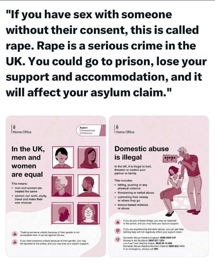JamesPGoddard90's tweet photo. Handing out leaflets to Invaders telling them not to RAPE British women is comedy

Do they honestly think Abdul and Shitesh will STOP their predatory behavior because of a leaflet?

DEPORT THEM ALL NOW - SAVE BRITAIN https://t.co/6SRI2uc0I6