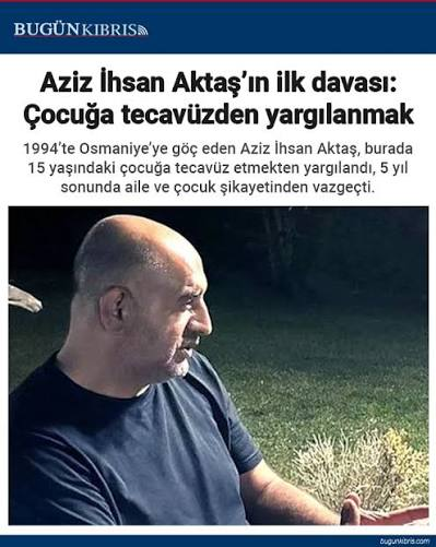 NUH_Kemal_'s tweet photo. Aziz İhsan Aktaş ve Veysi Aktaş. 
Biri İBB davasında ifade veren müteahhit, diğeri de tahliye edilen PKK hükümlüsü
Aziz Aktaş 18 yaşında iken  15 yaşındaki bir kız çocuğuna "tecavüz etmek" suçundan gözaltına alındı. 
Yargılama 5 yıl sürdü ve küçük kız ve ailesi şikayetinden + https://t.co/DJhzyybRgH
