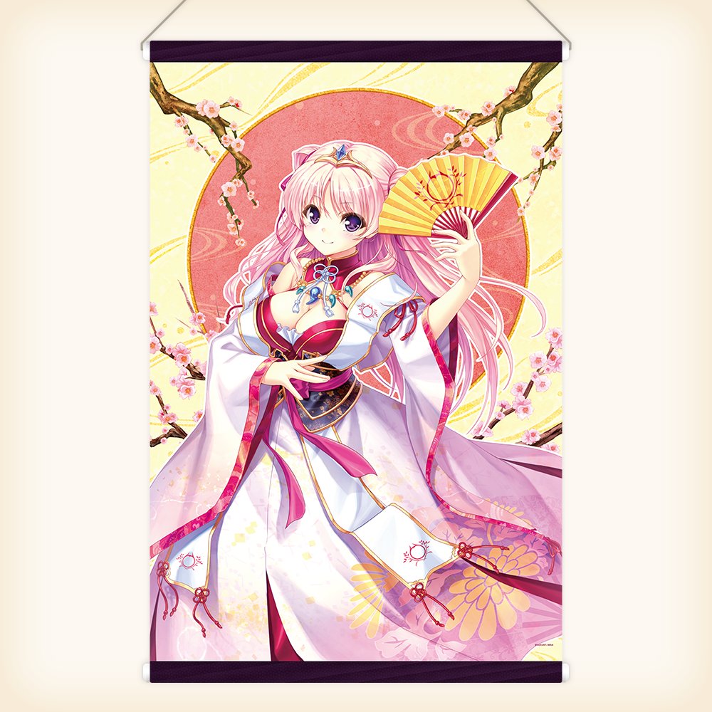august_soft's tweet photo. 『千の刃濤、桃花染の皇姫』発売10周年記念サイトを更新いたしました。

9月23日（水）12:00よりオーガスト公式BOOTHにて販売を開始する10周年記念グッズの情報を公開いたしました。

恒例のメタルキーホルダーやタペストリーに加え、
お香、ガラスマウスパッドなどを販売いたします。

#千桃 https://t.co/m7Lnx4NSTe