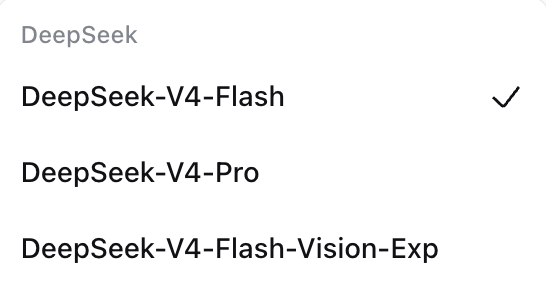 FiniYang's tweet photo. 📢 DeepSeek Harness 重大更新!
版本号:0.1.1-rc.1
加入第一方多模态模型支持!
兄弟们自己品
尝鲜安装:
npm i -g @deepseek-ai/dsh@next
#deepseek #dsh #多模态 https://t.co/JgzqCpAF1E